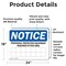 Signmission 18 in Height, 24 in Width, Vinyl Decal, Rectangle OS-2PACK-NS-D-1824-L-16403 - alternate 4